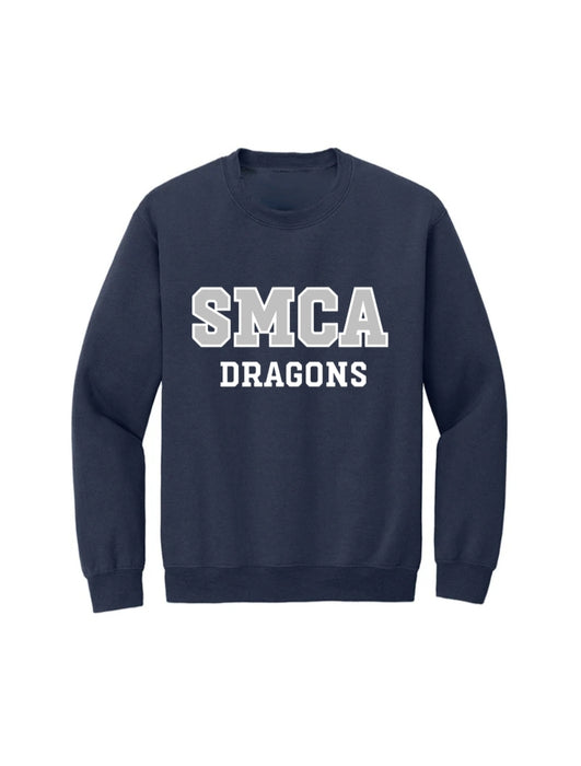 SMCA Cotton Crewneck - Youth - Printed Logo