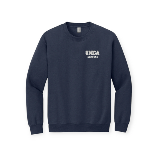 Embroidered SMCA Cotton Crewneck - Youth